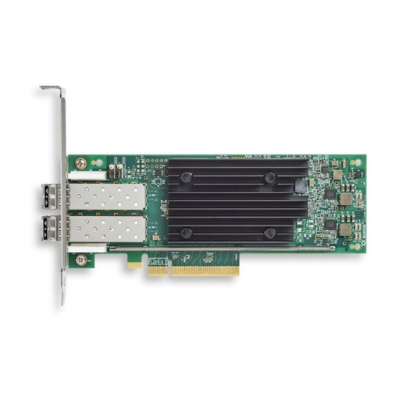 Сетевой адаптер Qlogic QLE2772-SR-SP 32Gb/s FC HBA, 2-port, PCIe v4.0 x8, LowProfile, LC SR MMF, В комплекте две планки (LP + FH)