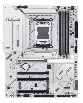 Материнская плата Asus X870 MAX GAMING WIFI7 W SocketAM5 AMD X870 4xDDR5 ATX AC`97 8ch(7.1) 2.5Gg RAID+HDMI