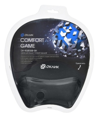 Коврик для мыши Оклик OK-RG0580-BK черный 245x220x24мм