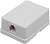 Розетка настенная TWT 1 порт RJ12  TWT-SS1-12-WH