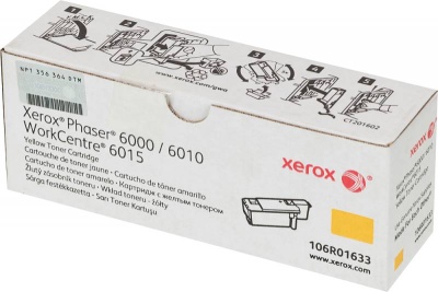 ТОНЕР-КАРТРИДЖ ЖЕЛТЫЙ PH6000B, 1K Xerox 106R01633