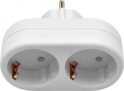 Defender Тройник TA-03 2 розетки, заземление [99107]