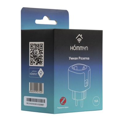Умная розетка HOMMYN zigbee RKNZ02