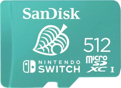 Флеш карта microSDXC 512GB Sandisk SDSQXAO-512G-GN3ZN Nintendo Switch