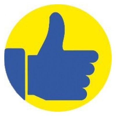 Этикетки Avery Zweckform 3861 250шт на листе диаметр 19мм/70г/м2/желтый самоклей. универсальная (упак.:1рул)