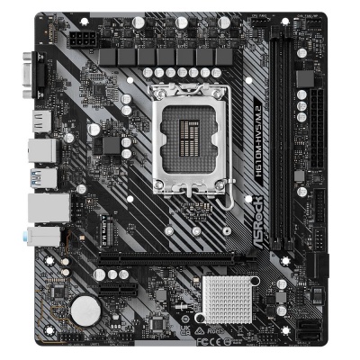 Материнская плата Asrock H610M-HVS/M.2 R2.0 Soc-1700 Intel H610 2xDDR4 mATX AC`97 8ch(7.1) GbLAN+VGA+HDMI