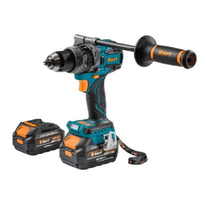 Дрель-шуруповерт аккумуляторная ударная Bort BAB-21Ix2Li-XDK (2 АКБ + ЗУ)