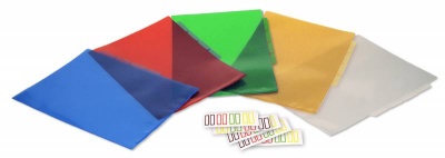 Папка-уголок Бюрократ -E356CLEAR 3 уровн. A4 пластик 0.15мм прозрачный