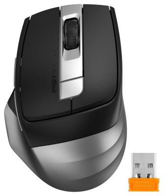 Мышь A4Tech Fstyler FB35C серый оптическая (2400dpi) беспроводная BT/Radio (6but)