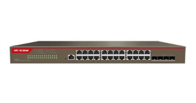IP-COM G5328X Коммутатор управляемый 3 уровня L3, 28 портов, 24x1 Гбит/с, SFP+ 4x10 Гбит/с, установка в стойку