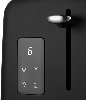 Тостер Kitfort КТ-6221 870Вт нержавеющая сталь/черный