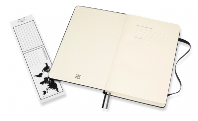 Блокнот Moleskine CLASSIC EXPENDED QP062EXP Large 130х210мм 400стр. нелинованный твердая обложка черный