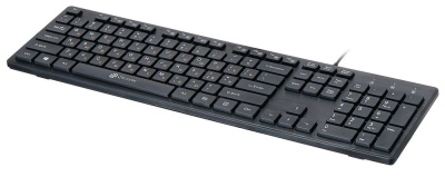 Клавиатура Оклик 520M2U черный/черный USB slim Multimedia