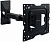 Кронштейн для телевизора Kromax DIX-17 черный 22"-55" макс.40кг настенный поворот и наклон