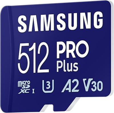 Флеш карта microSDXC Samsung 512GB MB-MD512SA Pro PLUS V30 + adapter