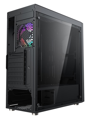 Корпус Formula V-LINE FLASH B черный без БП ATX 3x120mm 2xUSB2.0 1xUSB3.0 audio bott PSU