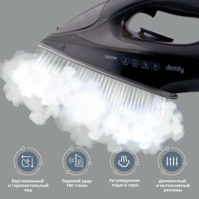 Утюг Domfy DSB-EI603 2600Вт черный