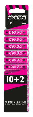Элемент питания LR 6 (AA) Super Alkaline набор 10+2