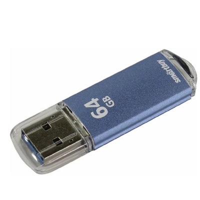 UFD 3.0/3.1 Smartbuy 064GB V-Cut Blue (SB64GBVC-B3)