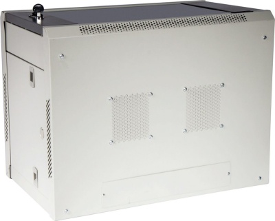 Шкаф коммутационный Lanmaster TWT-CBWPG-9U-6X6-GY 9U 600x600мм пер.дв.стекл 60кг серый