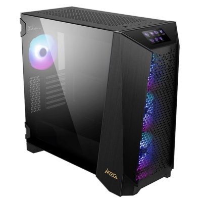 MEG PROSPECT 700R Mid-Tower, E-ATX, 2xUSB 3.2, 1xUSB-C, Audio I/O, 4x140 ARGB fan, Laminated Tempered Glass, (41556)