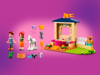 Конструктор Lego Friends Конюшня для мытья пони (элем.:60) пластик (4+) (41696)