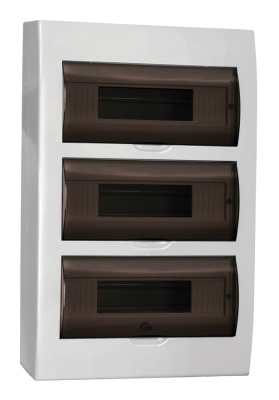 Щит распределительный IEK MKP12-N-36-40-05 ЩРН-П-36 для установки модульных устройств навесной 307мм 99мм 473мм 660B 36мод. пластик IP41 белый (упак.:1шт)