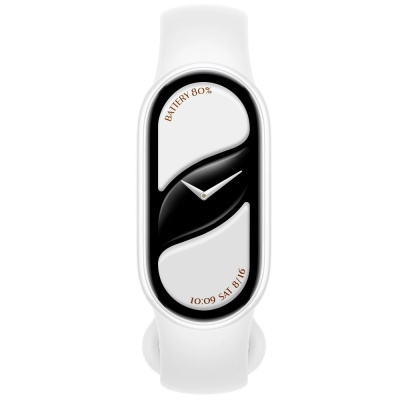 Фитнес-трекер Xiaomi Smart Band 10 TFT корп.:серебристый рем.:белый (BHR07PSGL)