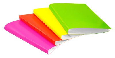 Папка с 10 прозр.вклад. Бюрократ Double Neon DNE07V10YEL A4 пластик 0.7мм желтый