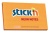 Блок самоклеящийся бумажный Stick`n 21168 76x127мм 100лист. 70г/м2 неон оранжевый