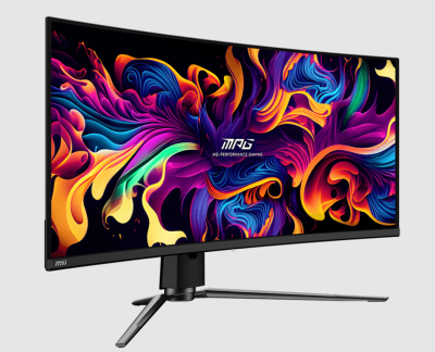 Монитор MSI 34,18" MPG 341CQPX QD-OLED 1800R, 21:9, UWQHD, 0,03ms, 240Hz, HDMI, DP, USB-C, HAS