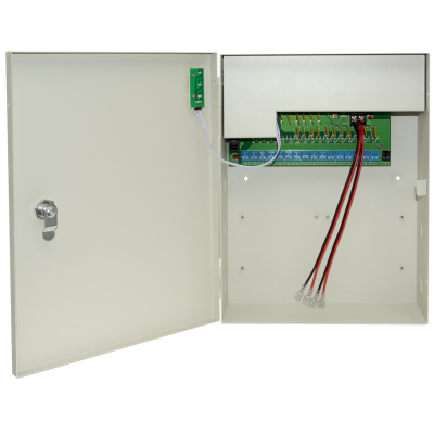 Многоканальный источник питания SNR-PS-C1230-D17U, 16x1.56А+ 1x5А, 12В DC, 30A, АКБ 2х9Ач (без АКБ в комплекте)