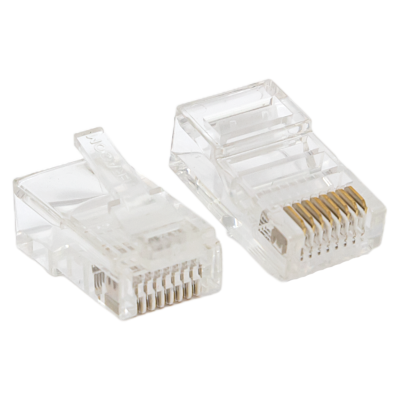 Коннектор RJ45 (8P8C) кат.5E неэкранир. TERACOM универс. (уп.50шт) EKF TRC-PLUG-5EUTP-50