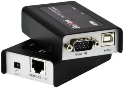 Квм удлинитель ATEN USB VGA Cat 5 Mini KVM Extender (1280 x 1024@100m) (CE100-AT-G)