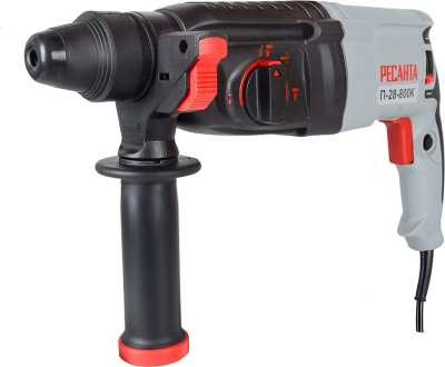 Перфоратор Ресанта П-800-3,4А патрон:SDS-plus (кейс в комплекте)