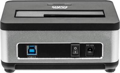 Док-станция для HDD AgeStar 3UBT7 SATA III пластик/алюминий серебристый 1