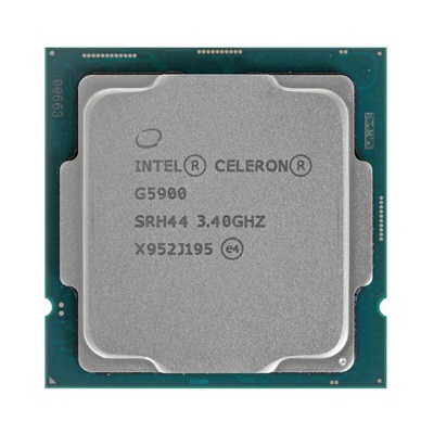 Процессор Intel Celeron G5900 OEM (Comet Lake, 14nm, C2/T2, Base 3,40GHz, UHD 610, L3 2Mb, TDP 58W, S1200)