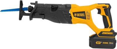 Пила сабельная аккумуляторная бесщет BRC-120,  18В Li-Ion// Denzel