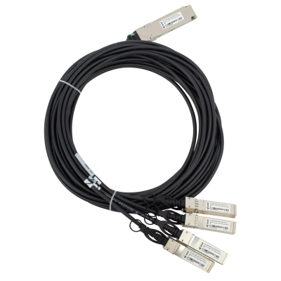 Кабельная сборка SNR Direct Attach Twinax Cable (DAC), 40Gb QSFP-40G->4xSFP+ 10Gb, 3м, SNR-QSFP-40G-4xSFP+DAC-3