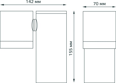 Светильник садово-парк. Gauss GD151 35Вт ламп.:1шт черный