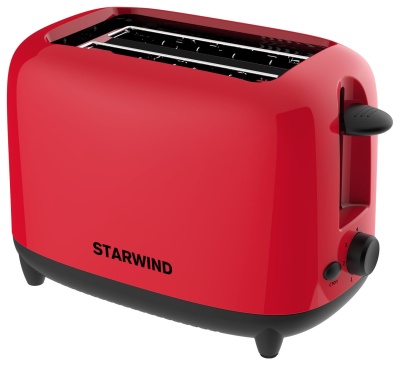 Тостер Starwind ST7003 750Вт красный/черный