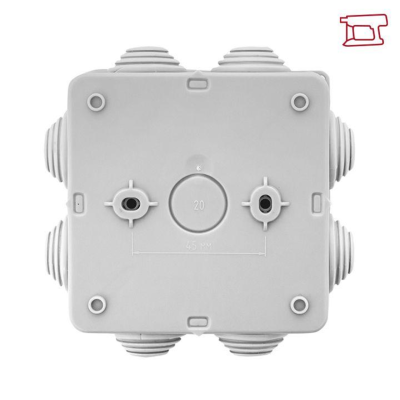 Коробка EKF PLC-KMR-030-031 распаячная 7x