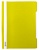 Папка-скоросшиватель Бюрократ Люкс -PSL20YEL A4 прозрач.верх.лист пластик желтый 0.14/0.18