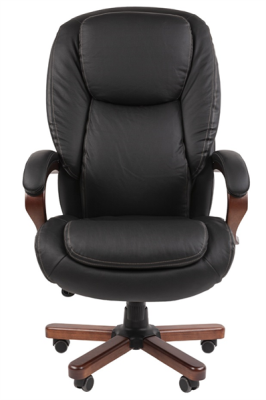 Офисное кресло Chairman 408 Россия  нат.кожа/экокожа черная (мультиблок) (7163871)