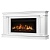 Каминокомплект: Очаг Electrolux EFP/P-4220LS, портал Olympia 42/40/36, белый