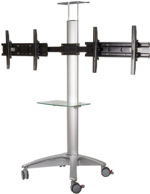 Подставка для телевизора Arm Media PT-STAND-15 серебристый 26"-55" макс.120кг напольный наклон