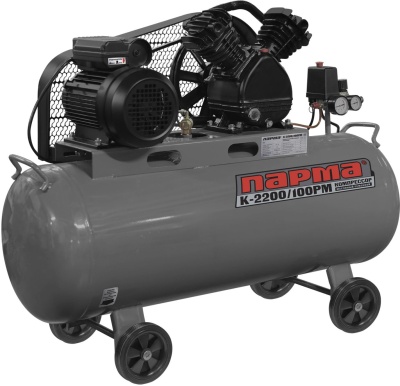 Компрессор поршневой Парма K-2200/100РМ масляный 336л/мин 50л 2200Вт серый/черный