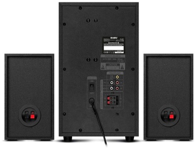 SVEN MS-2250, черный, акустическая система 2.1, мощность (RMS): 50Вт + 2х15Вт, SD/USB, FM-радио, LED-дисплей, пульт ДУ, Bluetooth SVEN MS-2250 (SV-016722)
