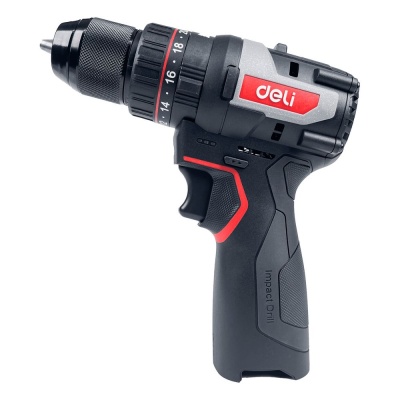 Дрель-шуруповерт аккумуляторная Deli DC120 (2 АКБ*2Ач+ЗУ, 20В, 45Нм, сумка)