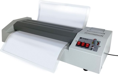 Ламинатор Heleos ЛМ_А3Про серый A3 (60-250мкм) 62см/мин (4вал.) хол.лам. лам.фото реверс